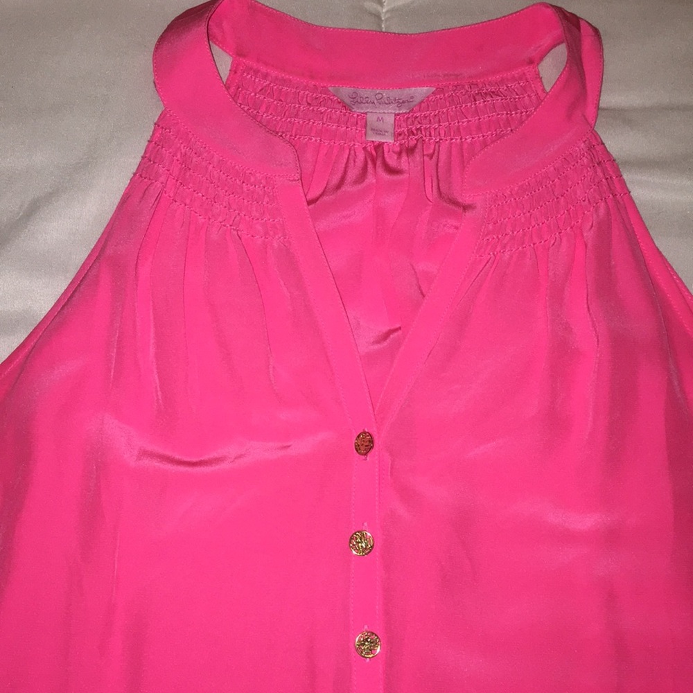 Lilly Pulitzer silk tank top